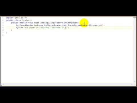 BufferedReader Read Data From Keyboard   Java Programming