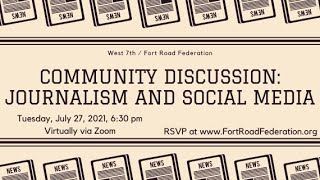 Community Discussion: Journalism and Social Media