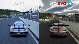 Next-Gen Sim Racing: Assetto Corsa EVO vs ACC | SPA Francorchamps 4K Comparison