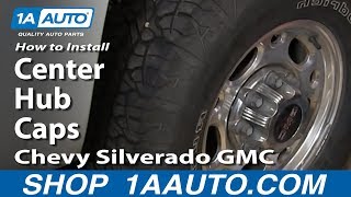 How To Install Center Hub Caps GMC Sierra 2500 HD