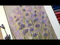 Easy lavender flower drawing with soft pastels for beginners. Lavender step by step tutorial.