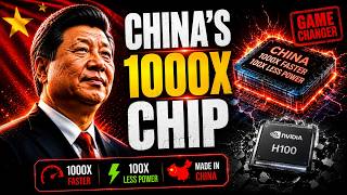China Just Built a Chip 1,000x Faster Than Nvidia's H100 — Using 100x Less Power
