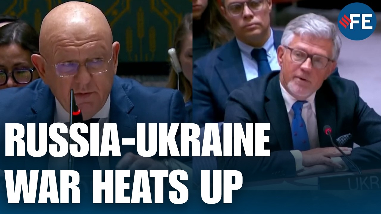 Russia UN Speech Erupts Over Alleged Ukraine “Terrorist Attack” | WORLD NEWS