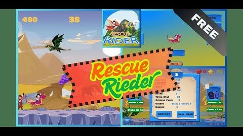 Rescue Rider Gameplay 🚁🔥 | Best Endless Action Runner Game on Android 2026