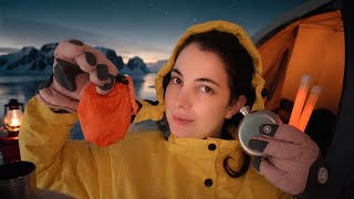 ASMR ACAMPAMENTO NA ANTÁRTIDA 