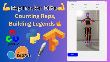 Rep Tracker Elite:  AI Pose Estimation with Python and MediaPipe 🚀🏋️‍♂️ || AI GYM Tracker project