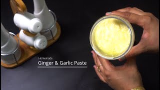 How to make Ginger Garlic Paste at home - Homemade Recipe  | Cook With Fariha