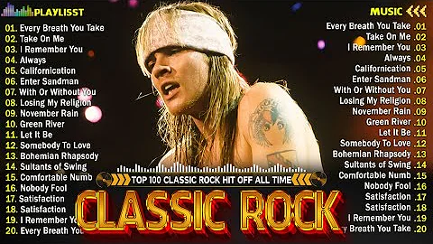 ACDC, Aerosmith, Nirvana, Queen🔥 Best Classic Rock Of 70 80s 90s 🔥 Classic Rock Songs Full Album