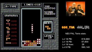 NES Tetris (PAL) Level 19 60k (PB)