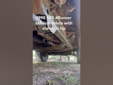 3rd gen 4runner exhaust mod - YouTube