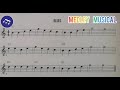 Blues on guitar with sheet music