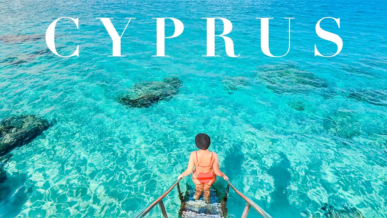 CYPRUS - PROTARAS - NAUSICAA BEACH - CINEMATIC TRAVEL VIDEO - 4K - КИПР - ПРОТАРАС