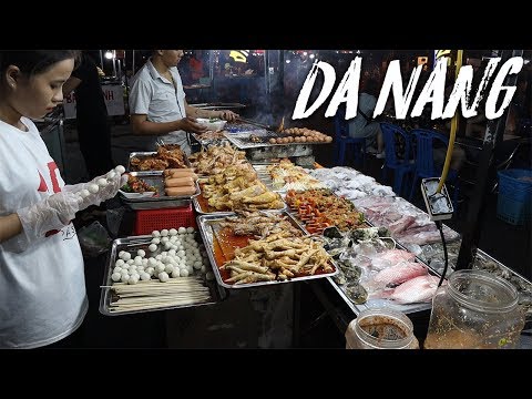 STREET FOOD in Da Nang  | Son Tra NIGHT MARKET [Vietnam]