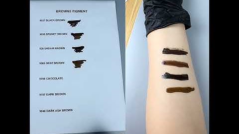 Eyebrows pigment for Permanent Makeup machine and microblading-MASER pigment