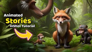 How to make Kids Animated Ai Stories in inShot Tutorial in Urdu & Hindi screenshot 3