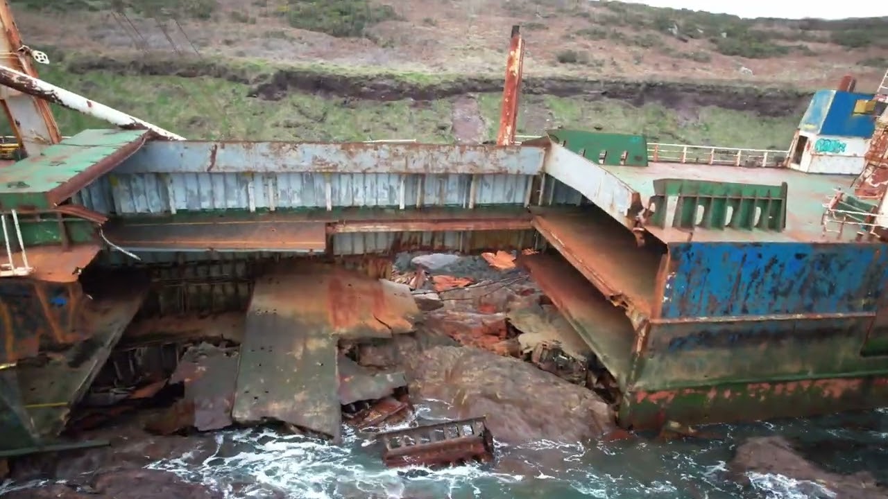 Mv Alta (the ghost ship)  Then and now ( Oct 2022)