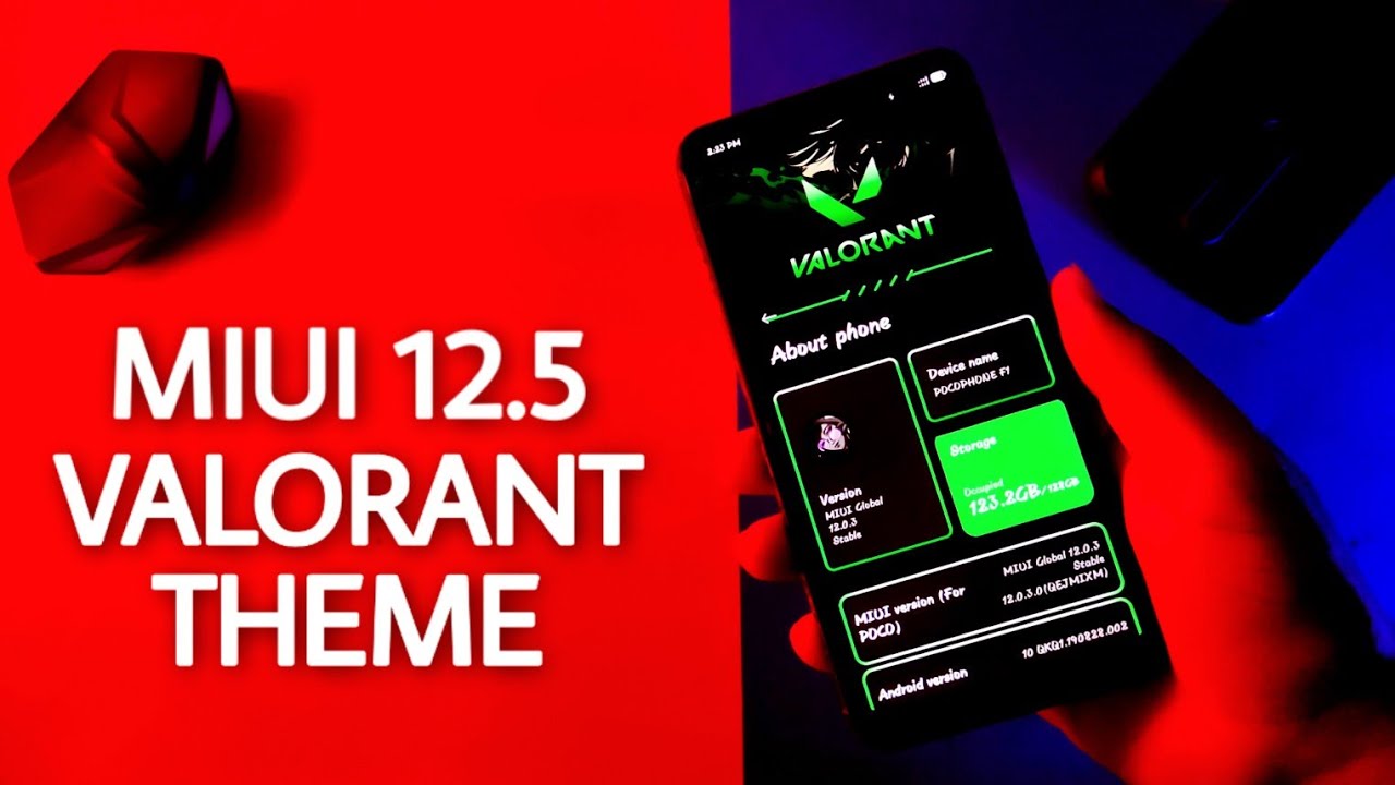 MIUI 12 VALORANT SYSTEM Ui THEME FOR ANY XIAOMI DEVICES | MIUI 12.5 THEME