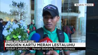 Amarah & Maaf, Abduh Lestaluhu Soal Insiden Kartu Merah di Final Piala AFF Thailand vs Indonesia