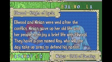 FE7 All Gaiden Chapters (Hard Mode), Part 67 - Character Endings & Results