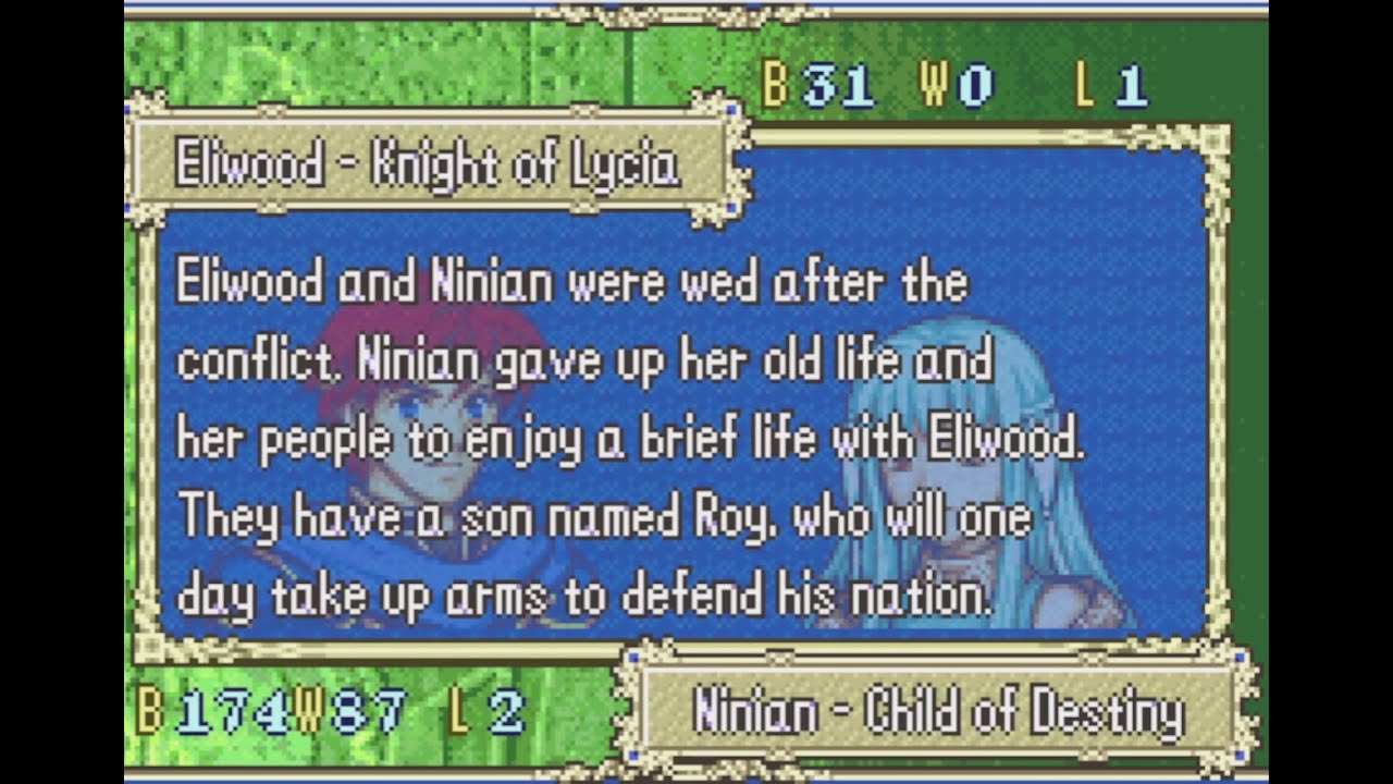 FE7 All Gaiden Chapters (Hard Mode), Part 67 – Character Endings & Results