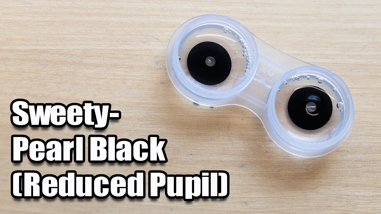 Contact Lenses Review: Sweety- Pearl Black (Reduced Pupil)