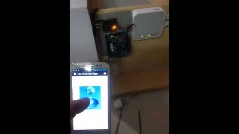 Esteira contadora de objetos controla por wifi.