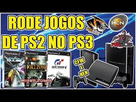 como baixar jogos de PS2 no ps3 0800 HEN e CFW 