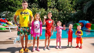 Five Kids Swimming Safety + more Children's Songs and Videos