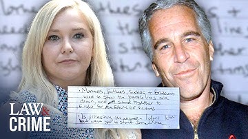 Epstein Accuser Leaves Stunning Note Before Shocking Death