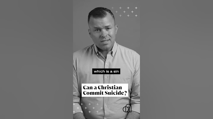 Can a Christian Commit Suicide? | Jesse Randolph