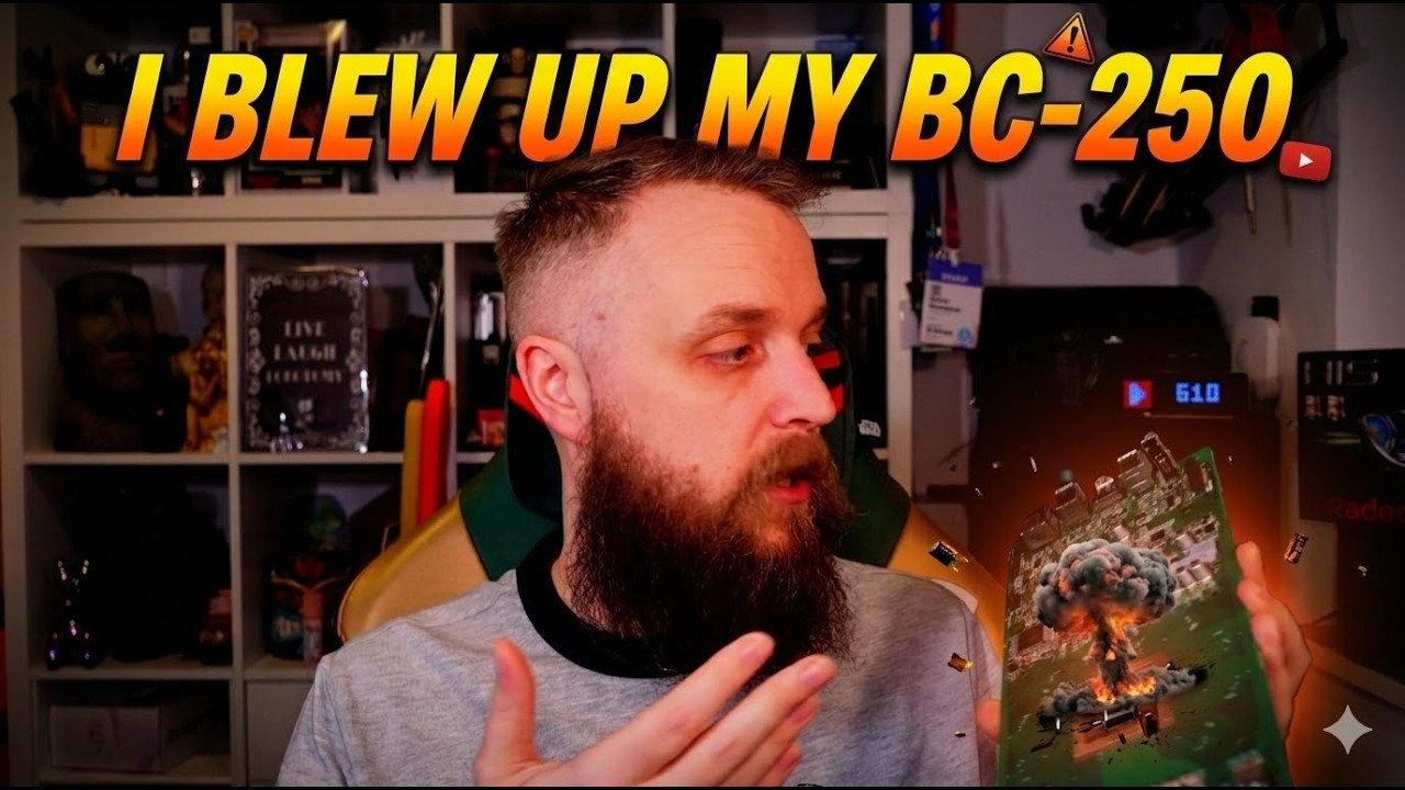 I BLEW UP my BC-250 Motherboard and FIXED it! (PS5 Powered