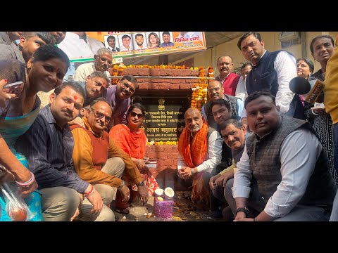 आज मुख्य तीसरा पुस्ता जगजीत नगर मार्ग के निर्माण कार्य का शिलान्यास किया।