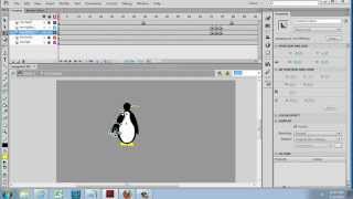 Animate A Cartoon Penguin In Flash Cs6 - Beginner
