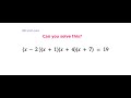 Can You Solve This 1983 Soviet High School Math Problem?