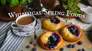 Whimsical Spring Recipes: Deviled Eggs, Blueberry Vatrushka 🫐 Cozy Country Living ASMR
