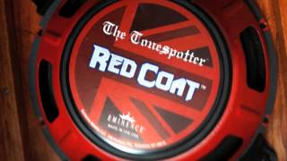 Eminence Tonespotter 12 Speaker Demo, Red Coat Series British
