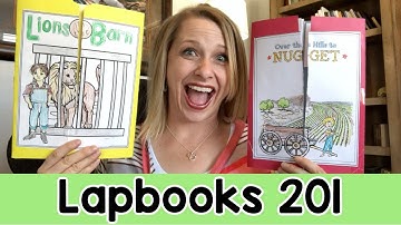 Lapbook Tutorial || How to make a Lapbook Unit || Minibooks