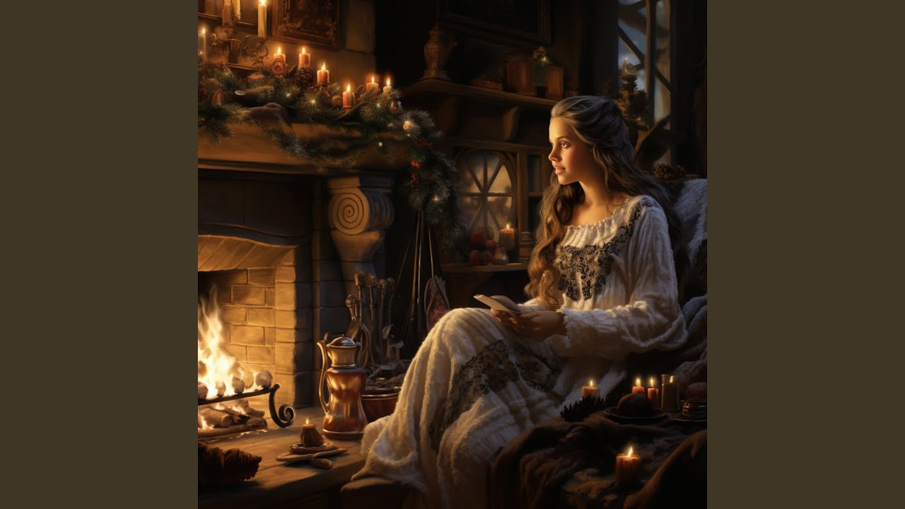 Cherished Christmas Moments by the Fireplace