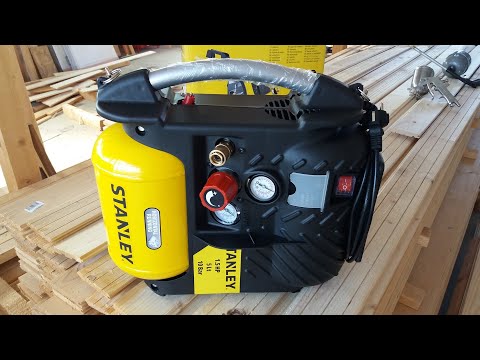 Stanley air compressor without oil DN 200/10/5 Test