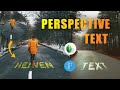 Create Realistic Perspective Text Effect in Snapseed | Adding realistic text on the road