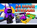 UPDATE PART 2!!! 24 HOUR CHARM STREAM Part 2/3! Roblox Rivals