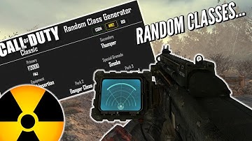 Modern Warfare 2 Random Class Generator NUKE CHALLENGE!
