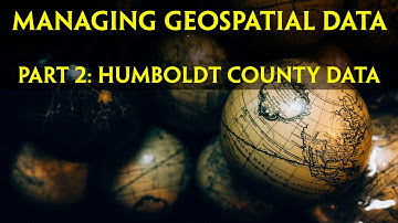Managing Geospatial Data Using ArcGIS Part 2