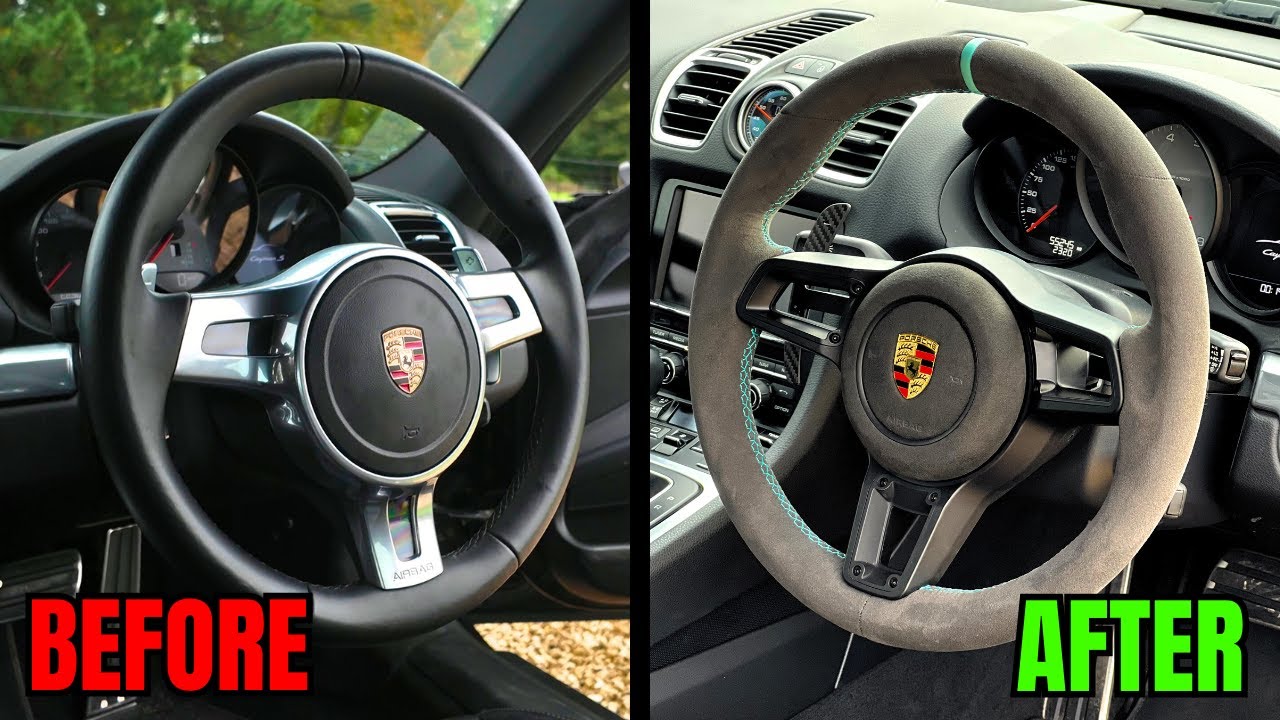 Модернизация руля Porsche стала ПРОСТОЙ!