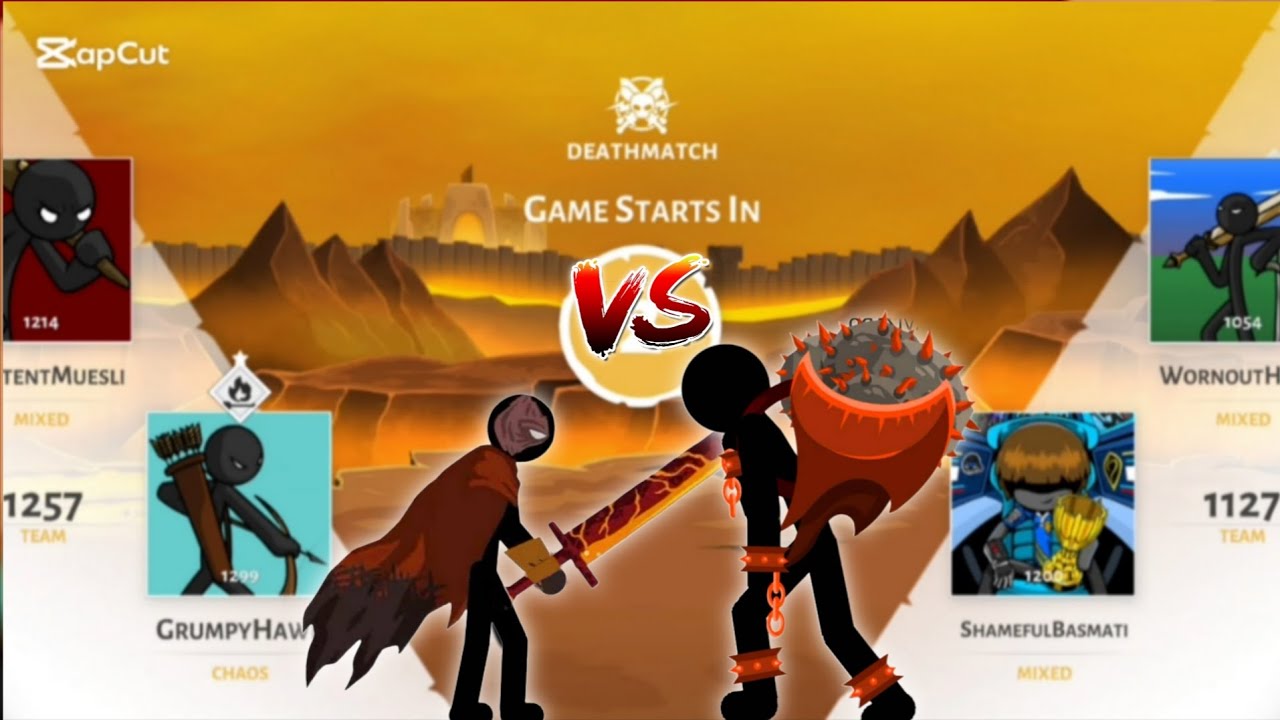 TENTMUESU VS WORNOUTH-Stick War sega 