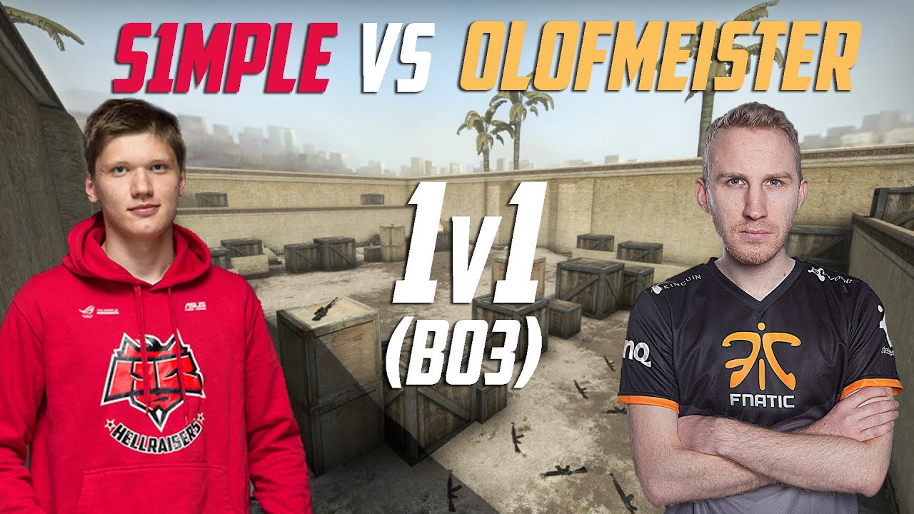 CSGO: S1mple VS Olofmeister 1v1 (BO3)