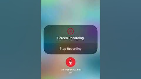 IOS 11 ENABLE SCREEN AND AUDIO RECORDING