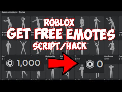 Get Free Emotes With This Script Free Roblox Emotes