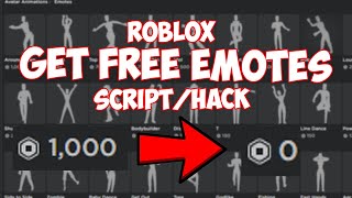  GET FREE EMOTES WITH THIS SCRIPT!!  | FREE ROBLOX EMOTES! | ROBLOX EXPLOIT!