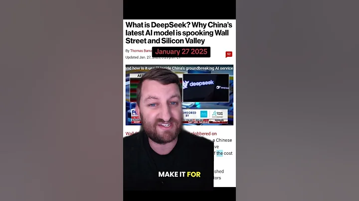 The stock market lost a trillion dollars over a Open Source Chinese LLM